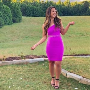 LIKELY Cocktail Dress Magenta